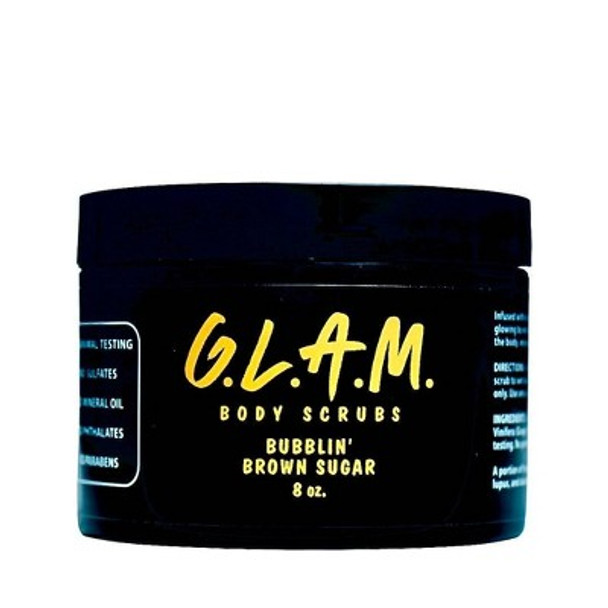 G.L.A.M. Body Scrubs Bubblin' Brown Sugar Body Scrub - 8oz