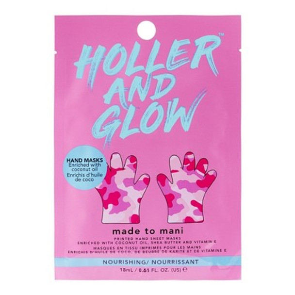 Holler and Glow Printed Hand Mask