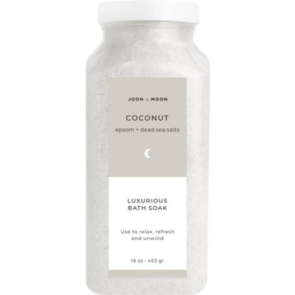 Joon X Moon Coconut Salt Bath Soak - 16oz Joon X Moon Coconut Salt Bath Soak - 16oz