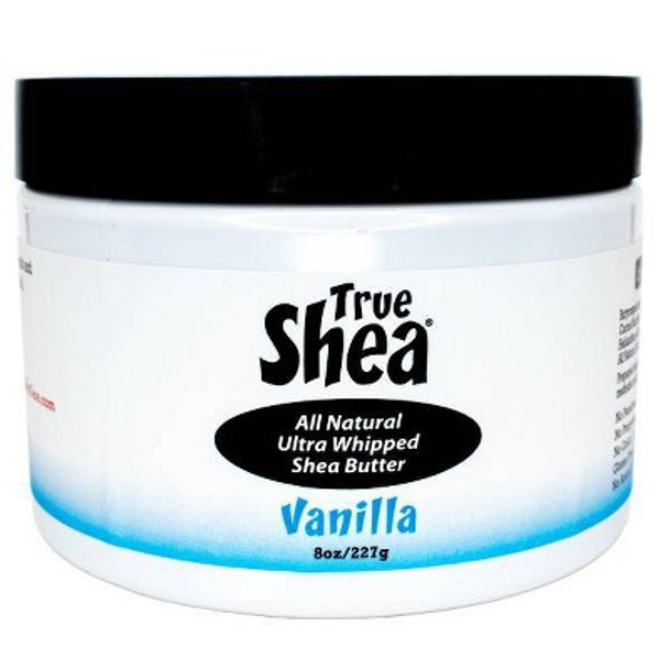 True Shea Natural Ultra Whipped Shea Butter - Vanilla - 8oz