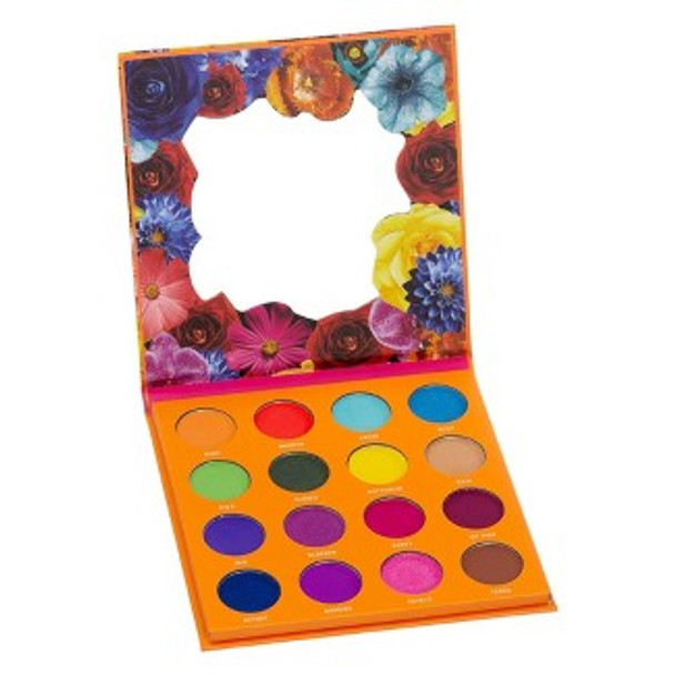 Color Story Pressed Pigment Eyeshadow Palette - Bright Blooms - 0.54oz