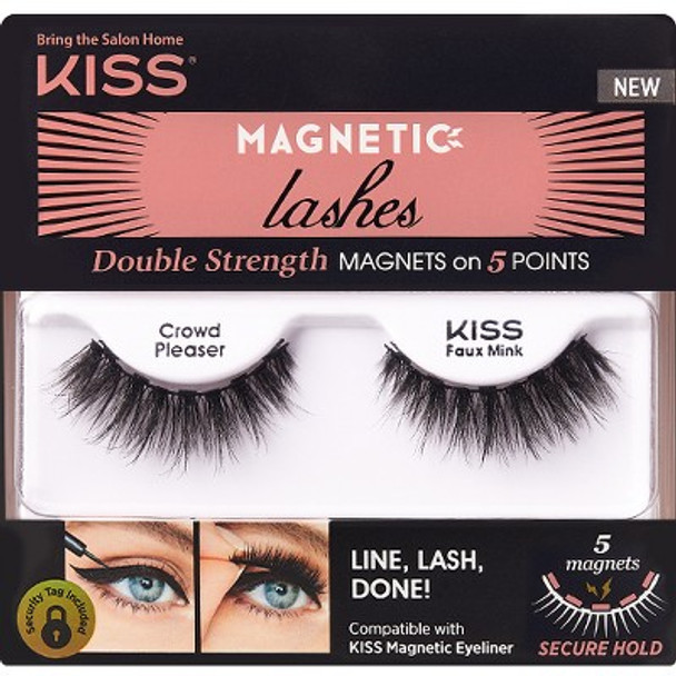 KISS Magnetic Eyeliner Lashes - Crowd Pleaser - 1 pair