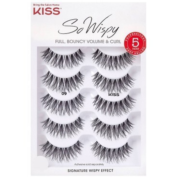 KISS So Wispy False Eyelashes - 5 Pairs