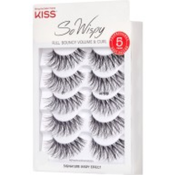 KISS So Wispy False Eyelashes - Multipack - 5 Pairs