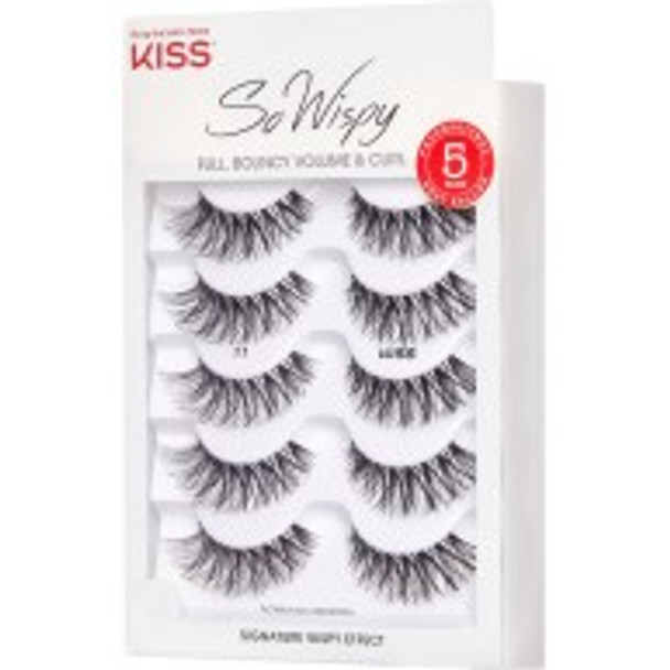 KISS So Wispy False Eyelashes - Multipack #11 - 5 Pairs