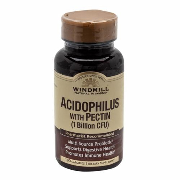 Acidophilus With Pectin 100 Caps By Windmill Health Products