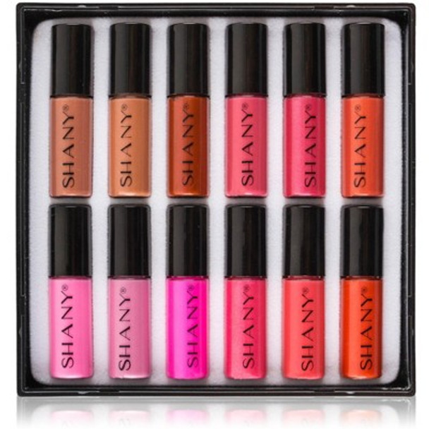 SHANY All That She Wants Multi Colored Lip Gloss Set - 12 pieces