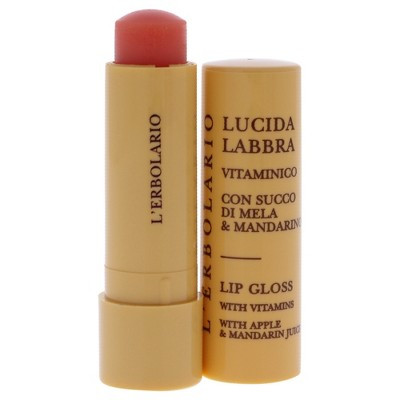 Lip Gloss - Apple and Mandarin Juice by LErbolario for Unisex - 0.15 oz Lip Balm