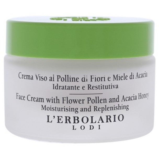 Flower Pollen Face Cream by LErbolario for Unisex - 1.6 oz Cream