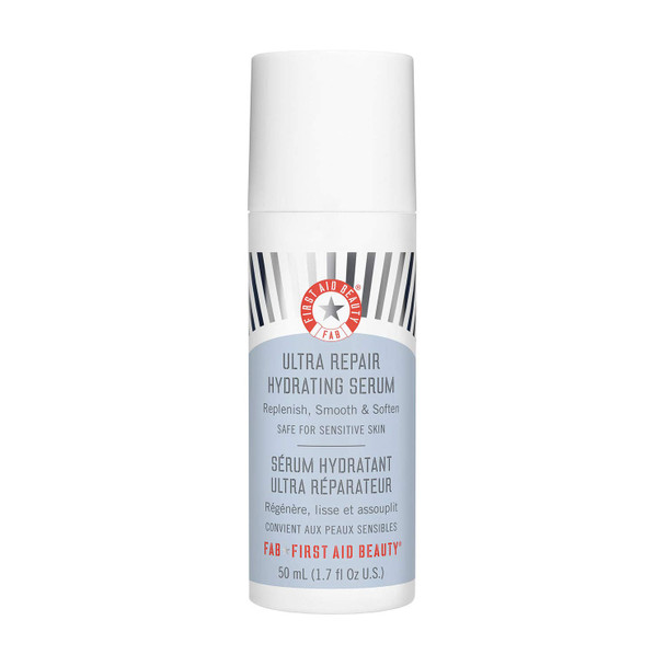 First Aid Beauty Ultra Repair Hydrating Serum with Hyaluronic Acid, Anti-Aging Face Serum for Sensitive Skin, 1.7 Ounces