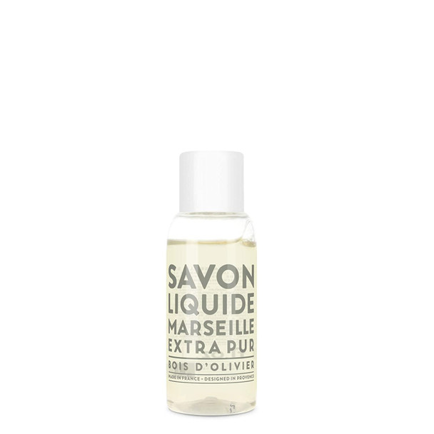 Compagnie de Provence Savon de Marseille Extra Pure Liquid Soap, Olive Wood - 1 Oz Travel