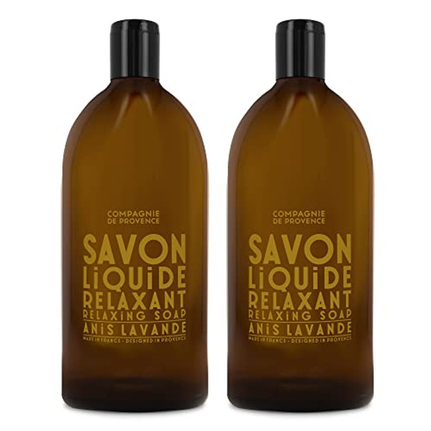 Compagnie De Provence Savon De Marseille Extra Pure Liquid Soap - Anise Lavender - Bulk 67.6 Fl Oz Plastic Bottle Refill Compagnie De Provence Savon De Marseille Extra Pure Liquid Soap - Anise Lavender - Bulk 67.6 Fl Oz Plastic Bottle Refill