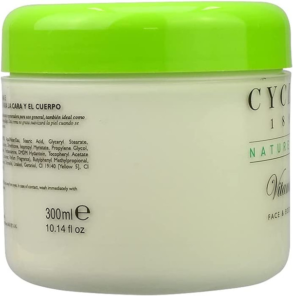 Cyclax Nature Pure Vitamin E Face & Body Cream 300ml (Pack of 3)