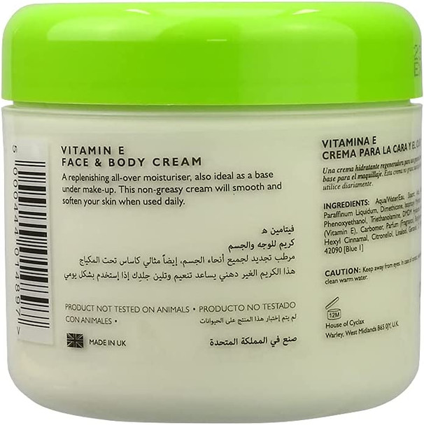 Cyclax Nature Pure Vitamin E Face & Body Cream 300ml (Pack of 3)