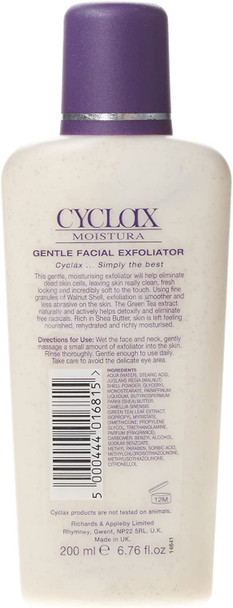 Cyclax Moistura Gental Facial Exfoliator 200ml