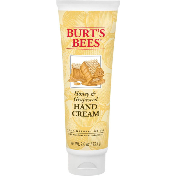 Burt's Bees Honey & Grapeseed Oil Hand Cream, 2.6 Oz (Package May Vary)