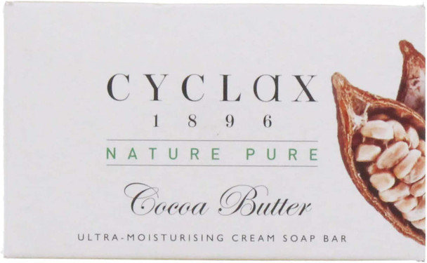 Cyclax Cocoa Butter Ultra-Moisturising Cream Soap Bar, 90g