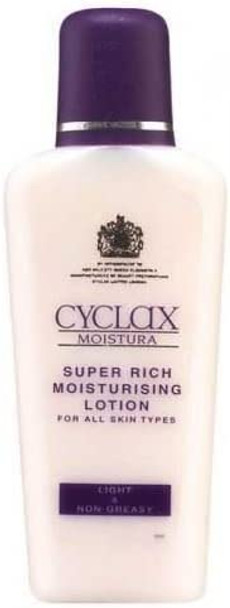 TWO PACKS of Cyclax Moistura Super Rich Moisturising Lotion 200ml