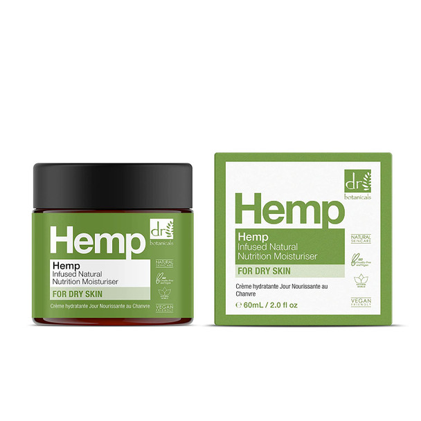 Dr Botanicals Hemp Infused Natural Nutrition Moisturiser 60ml