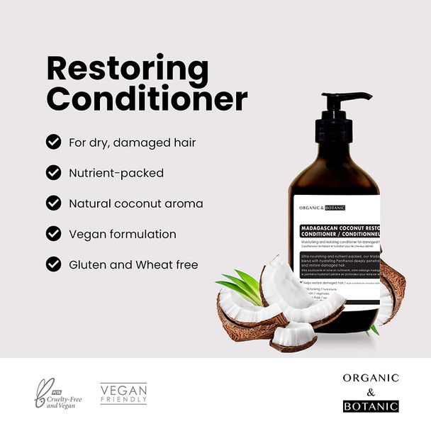 Organic & Botanic Madagascan Coconut Restoring Hair Conditioner