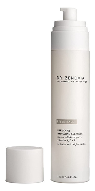 Dr. Zenovia Hormonal Dermatology Bakuchiol Hydrating Cleanser - Anti Aging Face Wash For Dry Skin - Gentle Face Cleanser- Hydrating Facial Cleanser For Women With Bakuchiol