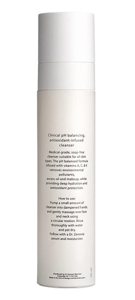 Dr. Zenovia Hormonal Dermatology Bakuchiol Hydrating Cleanser - Anti Aging Face Wash For Dry Skin - Gentle Face Cleanser- Hydrating Facial Cleanser For Women With Bakuchiol