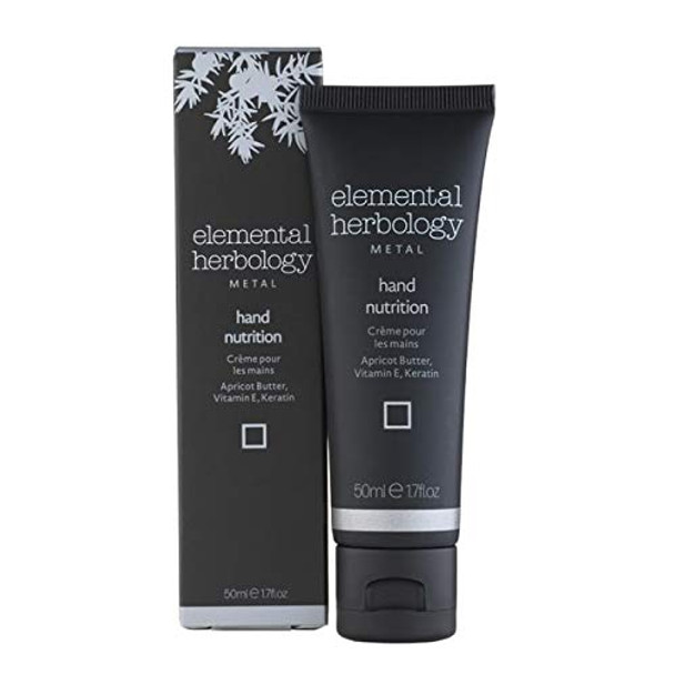 Elemental Herbology Hand Nutrition Rich Hand Cream, 1.7 Fl Oz - Non-greasy, quick-absorbing, nourish dry hands and strengthen nails