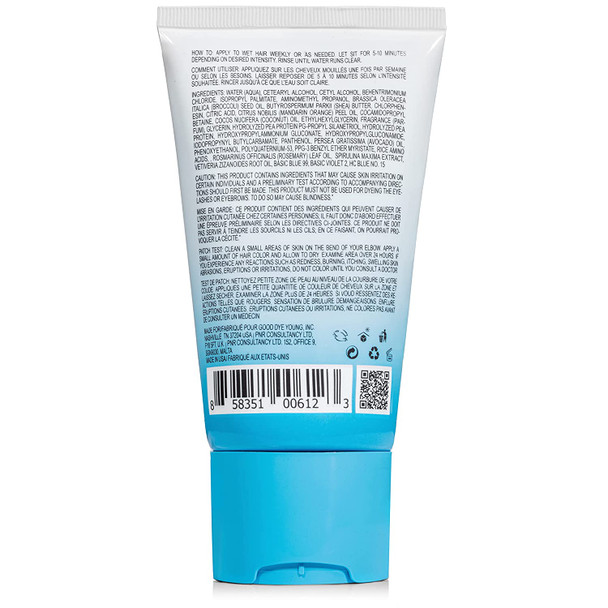 Good Dye Young DYEposit Color Depositing Conditioner (Blue) - Color Depositing Mask and Fresh Luxury Coloring Wash