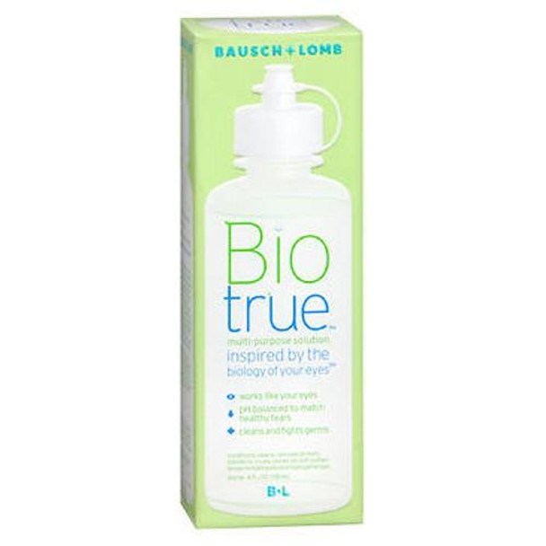 Bio-True Multipurpose Solution For Soft Contact Lenses 4 Oz By Bausch And Lomb