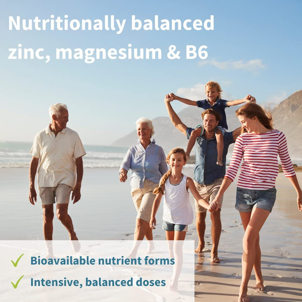 Neurobalance, High Absorption Zinc Magnesium B6 Supplement, Brain, Immune, Sleep & Muscle Recovery, Chelated Zinc Picolinate 24mg, Oxide-Free Magnesium & Vitamin B6, 120 Tablets, Vegan, by Igennus