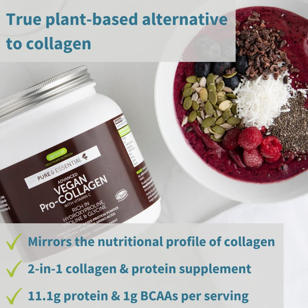 Vegan Collagen Protein Powder + Live Cultures+ Lab4 Probiotics Vegan Bundle, Complete Collagen Boosting Formula + 25 Billion CFU Probiotic with Non-Bloating Prebiotic, by Igennus