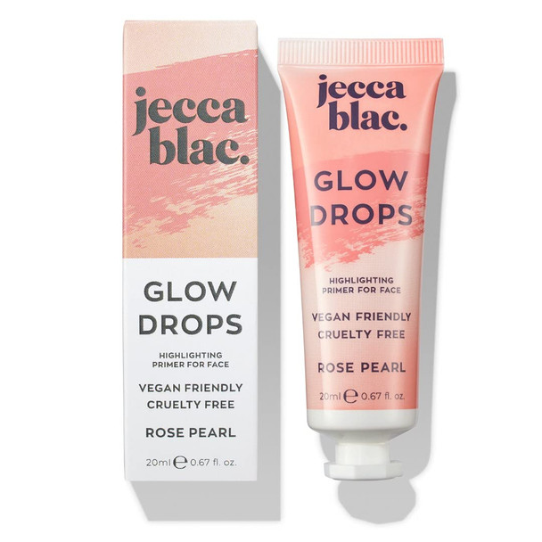 Jecca Blac Glow Drops Rose Pearl, Vegan, Gender Neutral & LGBTQ+ Inclusive Make Up