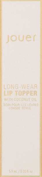 Jouer Long-wear Lip Topper, Tan Lines-Metallic Shimmering Bronze, Vanilla Macaron, 0.21 fl oz