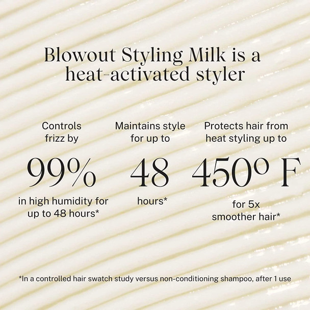 JVN - Blowout Styling Milk - Style memory, anti-humidity, smooths & protects (3 FL OZ / 90 ML)