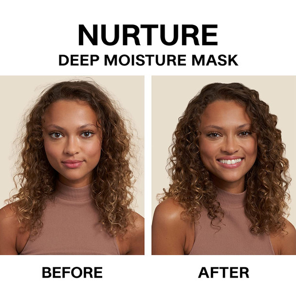 JVN Nurture Deep Moisture Mask, Hydrating Hair Mask Conditioning Treatment, Reduces Frizz & Adds Nourishment, All Hair Types, Sulfate Free (5 Fl Oz)