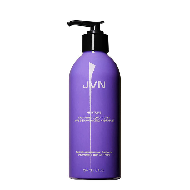 JVN Nurture Hydrating Conditioner, Moisturizing Conditioner for All Hair Types, Detangles & Softens Hair, Made with Clean Hemisqualane (10 Fl Oz)