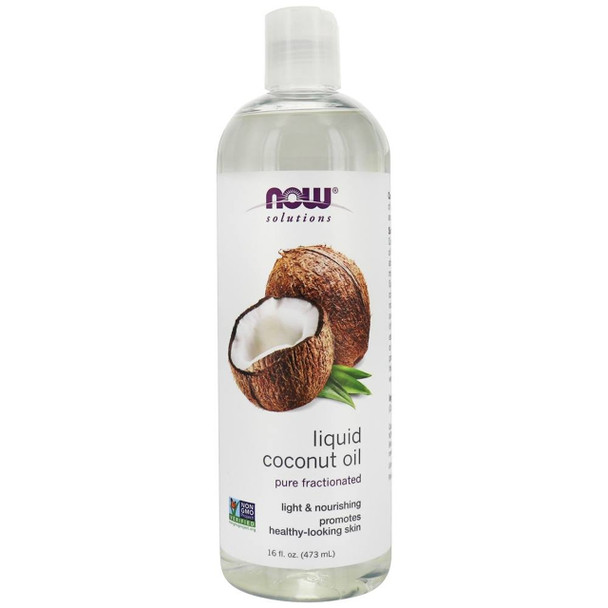 NOW Solutions Liquid Coconut Oil 16 fl oz