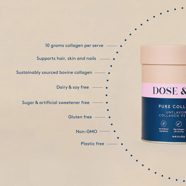 Dose & Co Collagen Peptides Unflavored 283g