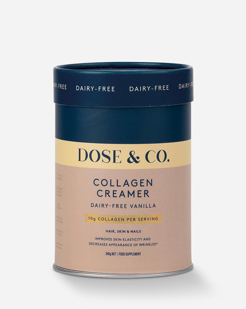 Dose & Co Dairy Free Collagen Creamer Vanilla 340g