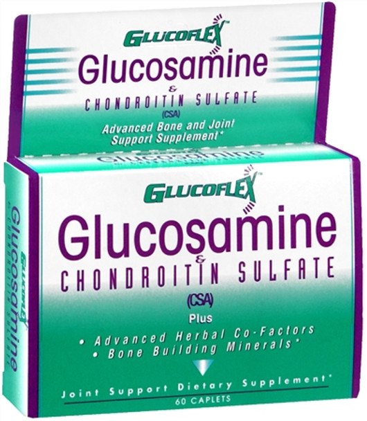 Glucoflex Glucosamine Chondroitin Sulfate Caplets 60 Caplets (1 Pack)