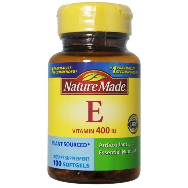 Nature Made Vitamin E 400 I.U. Softgels 100 Ea (1 Pack)