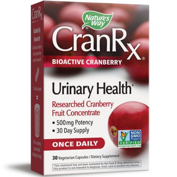 Nature's Way Cranrx Bioactive Cranberry Urinary Health 30 ea (1 Pack)