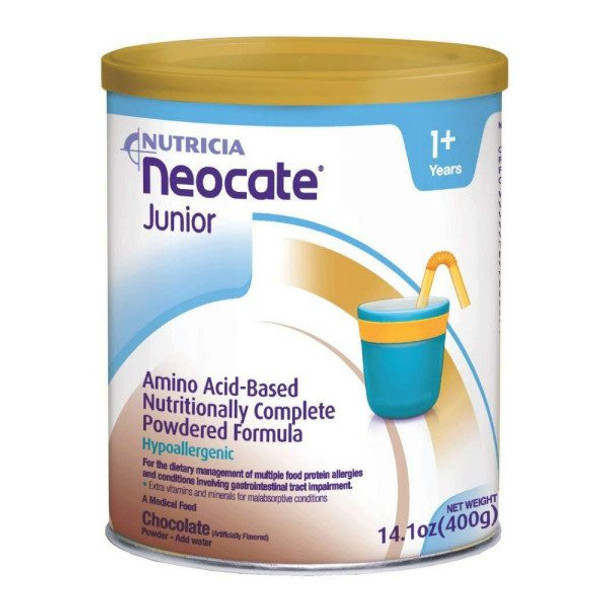 Neocate Junior, Chocolate, 14.1 oz / 400 g (1 can) (1 Pack)