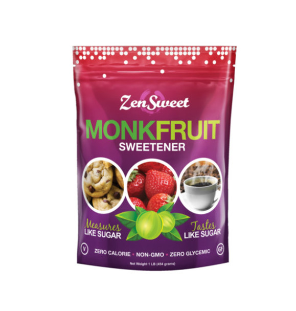 ZenSweet Monk Fruit Sweetener 16 oz (1 Pack)