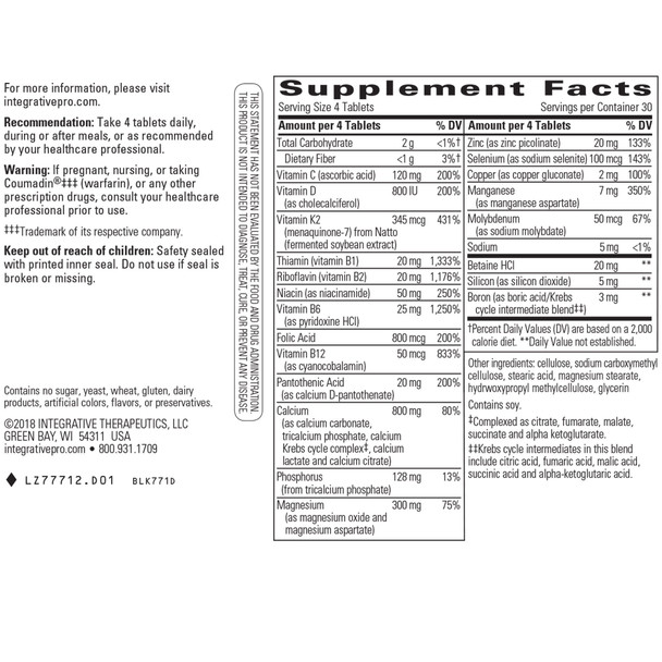 Osteoprime Ultra 120 Tablets - Integrative Therapeutics