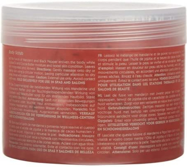 Kaeso Beauty Mandarin & Black Pepper Sugar Body Scrub (450ml)