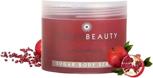 Kaeso Beauty Pomegranate Sugar Body Scrub (450ml)