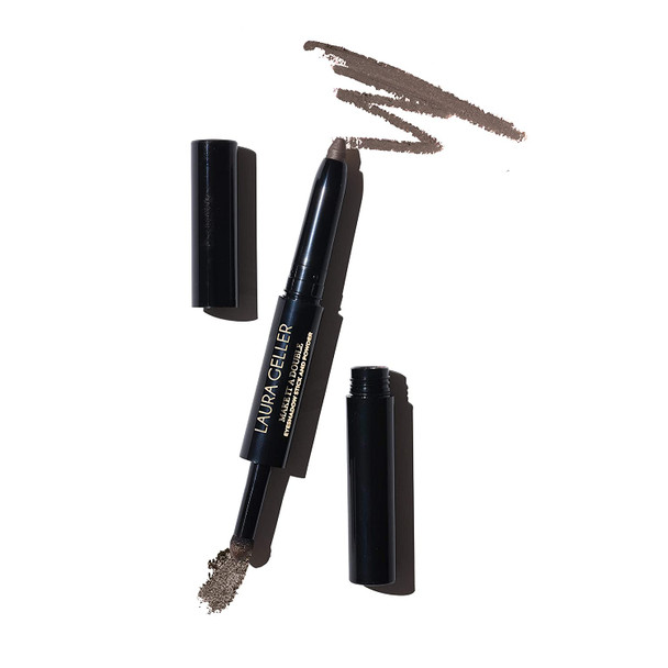 LAURA GELLER NEW YORK Make It A Double Eyeshadow - Cream Eye Shadow Stick and Matching Powder, Absinthe