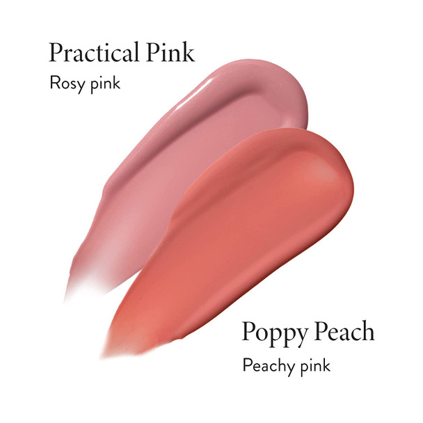 LAURA GELLER NEW YORK Serum Blush Tint, Lightweight Liquid Blush for Cheeks Weightless Watercolor Sheer Finish Poppy Peach