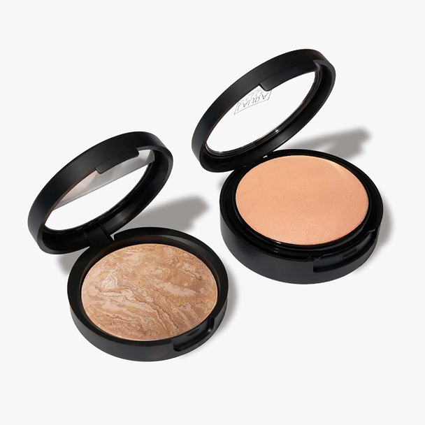 Laura Geller New York Baked Balance-N-Brighten Color Correcting Foundation & Double Take Baked Versatile Powder Foundation - Medium (2 PC)